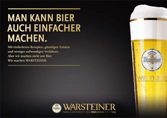 德國Warsteiner啤酒啟用新LOGO和新包裝