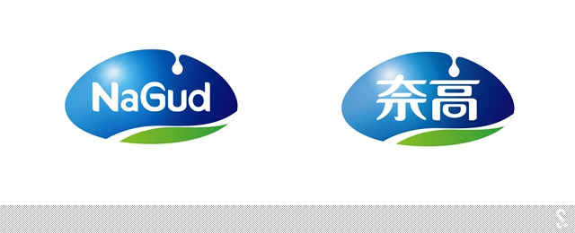 大地乳業(yè)新品牌“奈高”形象標志
