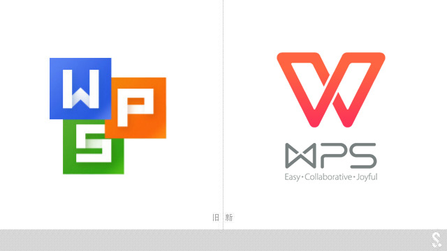 金山辦公軟件WPS啟用新LOGO_品牌VI設(shè)計
