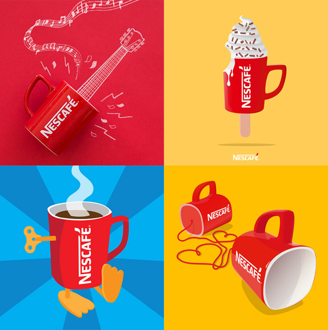 雀巢咖啡（Nescafé）新品牌VI設(shè)計(jì)