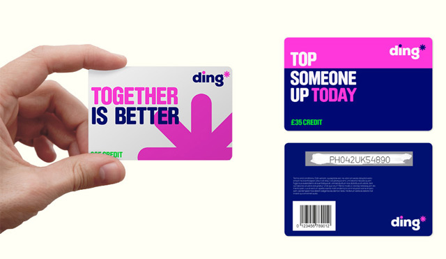 深圳VI設計分享之移動通信服務品牌 Ding* 全新VI形象設計