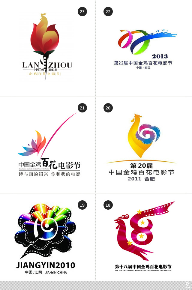 深圳VI設(shè)計分享之第23屆金雞百花電影節(jié)LOGO和吉祥物發(fā)布
