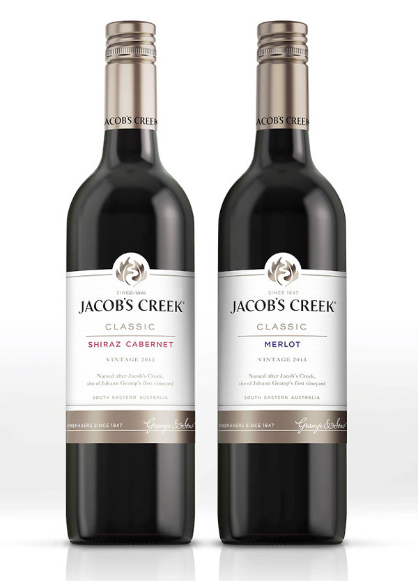 深圳VI設(shè)計(jì)分享之澳洲葡萄酒品牌JACOB’S CREEK新標(biāo)志形象設(shè)計(jì)