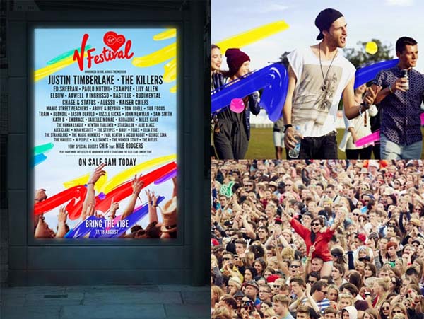 深圳VI設(shè)計(jì)分享之英國(guó)維珍音樂(lè)節(jié)（V Festival）新LOGO