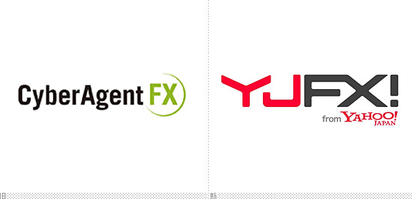 深圳VI設(shè)計分享之雅虎日本全新外匯公司YJFX! 新標(biāo)志