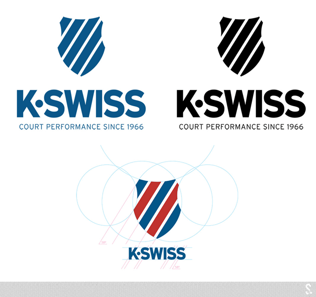 休閑運動品牌 蓋世威K-Swiss 啟用新品牌VI---深圳品牌設(shè)計