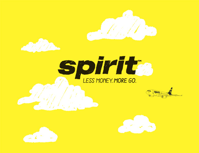 美國(guó)精神航空公司（Spirit Airlines）新品牌形象設(shè)計(jì)----深圳品牌設(shè)計(jì)