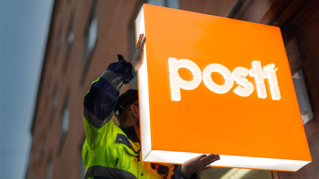 芬蘭國家郵政局Posti新品牌形象-----深圳品牌設計
