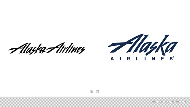 阿拉斯加航空公司啟用新品牌形象標志----深圳品牌設計