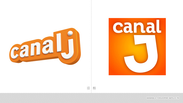 法國兒童電視頻道Canal J啟用新臺標----深圳品牌設計