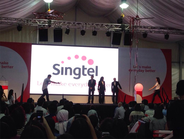 新加坡電信（SingTel）啟用新品牌標志形象----深圳品牌設計