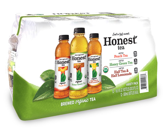 誠實(shí)茶（Honest Tea）推出新品牌和新包裝----深圳品牌設計