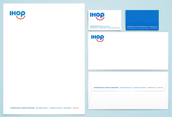 國際上最大的連鎖餐廳之一——IHOP全新品牌設計