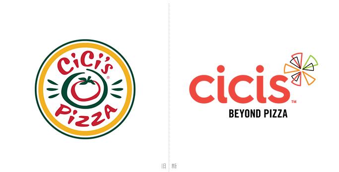自助連鎖披薩店CiCiS更新VI設計