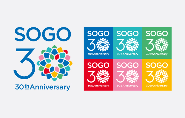 崇光百貨（Sogo）30周年標志、吉祥物設計、VI設計分享