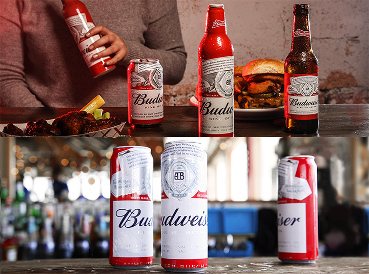 百威啤酒（Budweiser）啟用新VI設計和新包裝